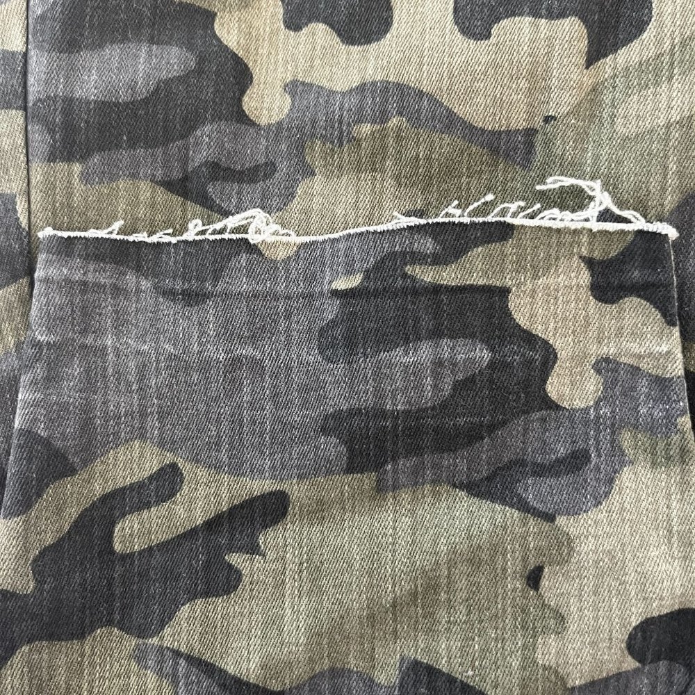 Black Daisy Billie Jeans Womens 15 Camo Skinny Mid-Rise Green‎ Camouflage NWT - Picture 7 of 10